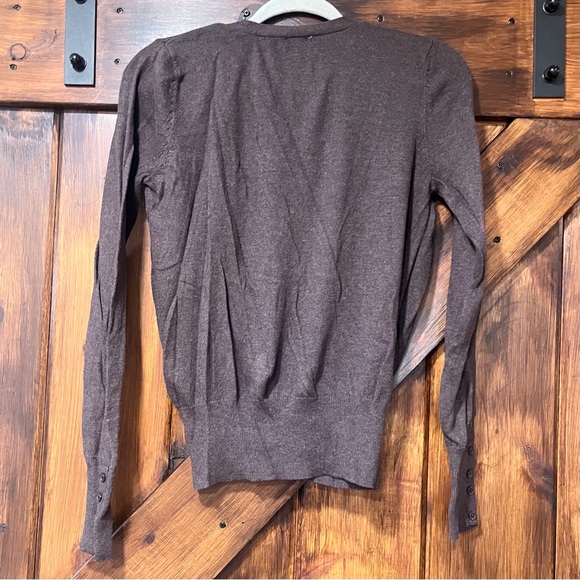Worthington brown fall button up cardigan - Picture 3 of 5